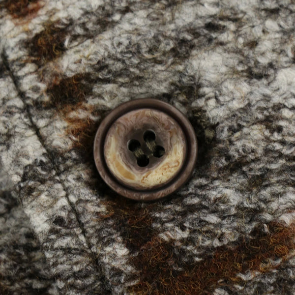 オンブレチェックジレ / COL：VAR1 ブラウン系