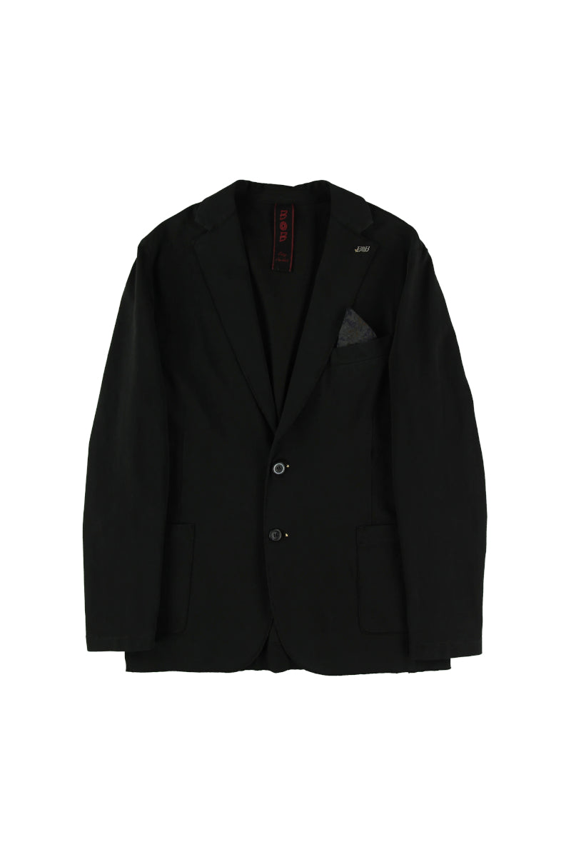 【24SS ARCHIVE ITEM】Garment-dyed Sweat-like Jacket / Col：NERO ブラック