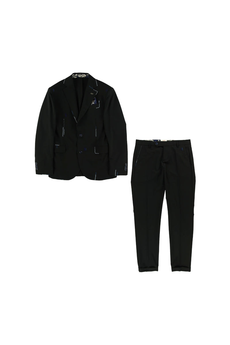 【24AW】エンブロイダリースーツ SUIT268/R №074743166 / BLU ネイビー