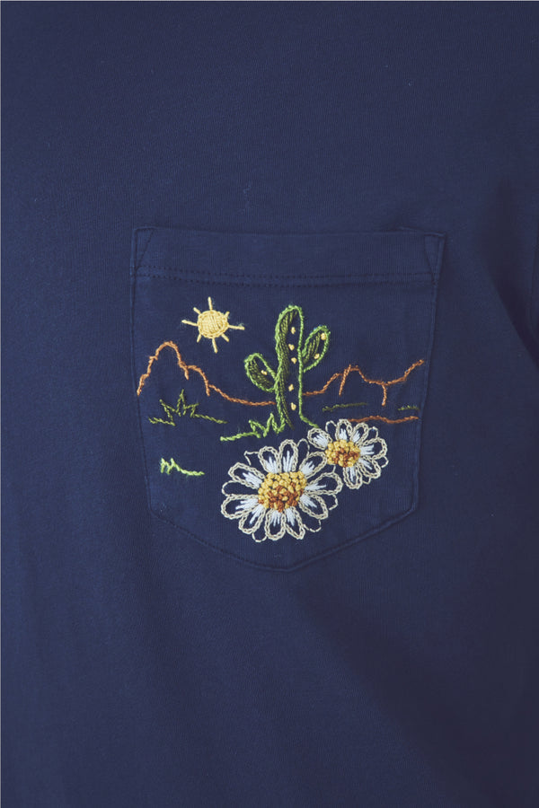 ハンドステッチＴシャツ / Col：BIANCO