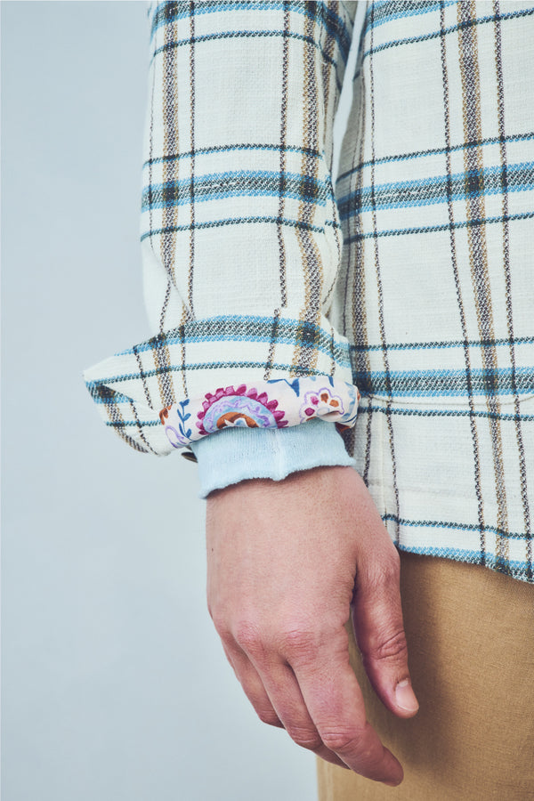 チェックパターンジャケット / Col：VAR１ グリーンチェック