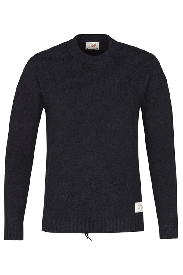 MILL クラフトマンズコットンニットプルオーバー / COL：GRIGIO グレー系