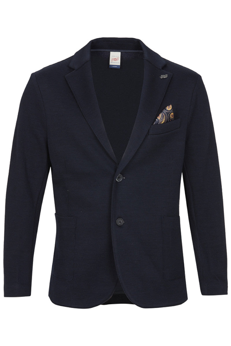 MI121 ミックスウィーブジャケット / Col：BLU ネイビー系