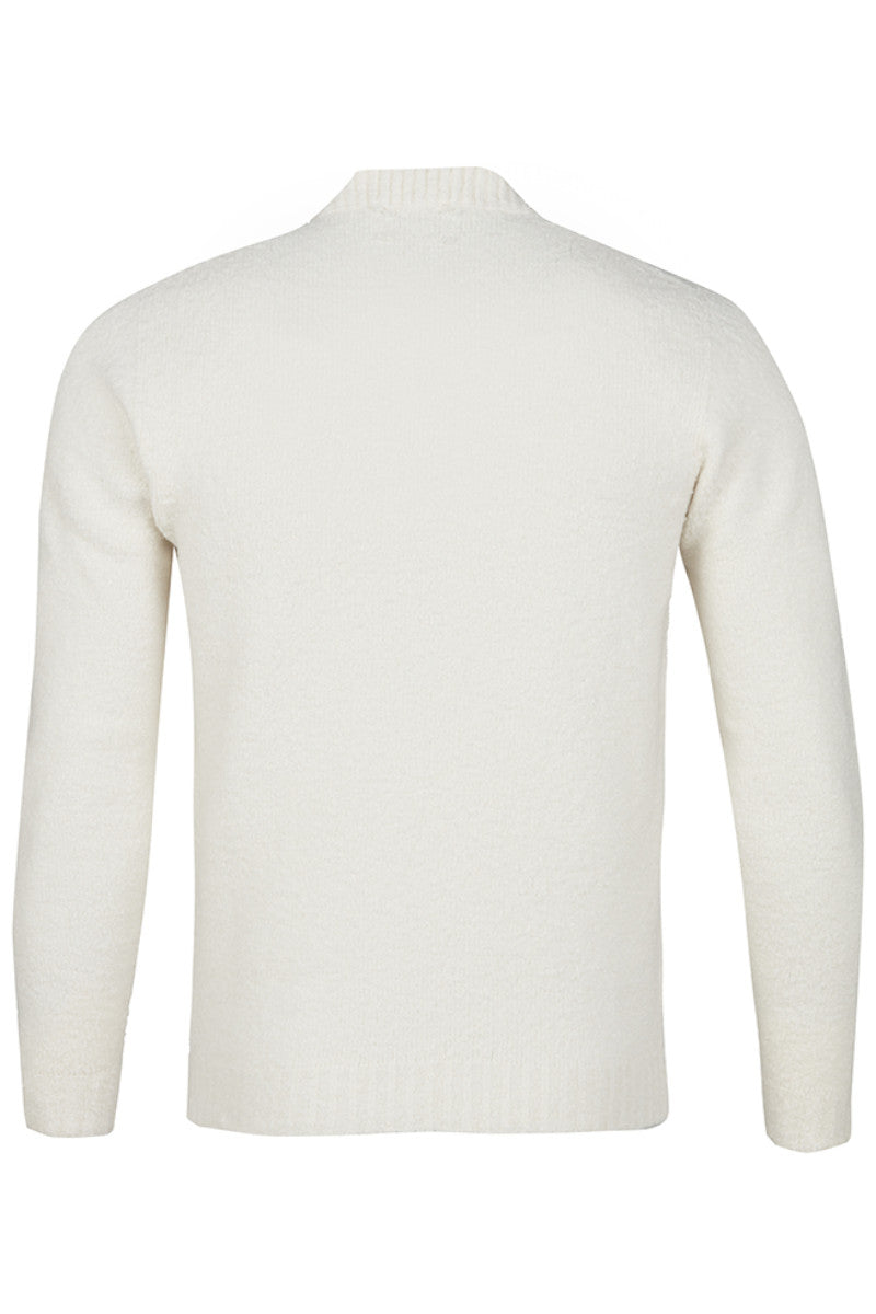 MILL クラフトマンズコットンニットプルオーバー / COL：LATTE