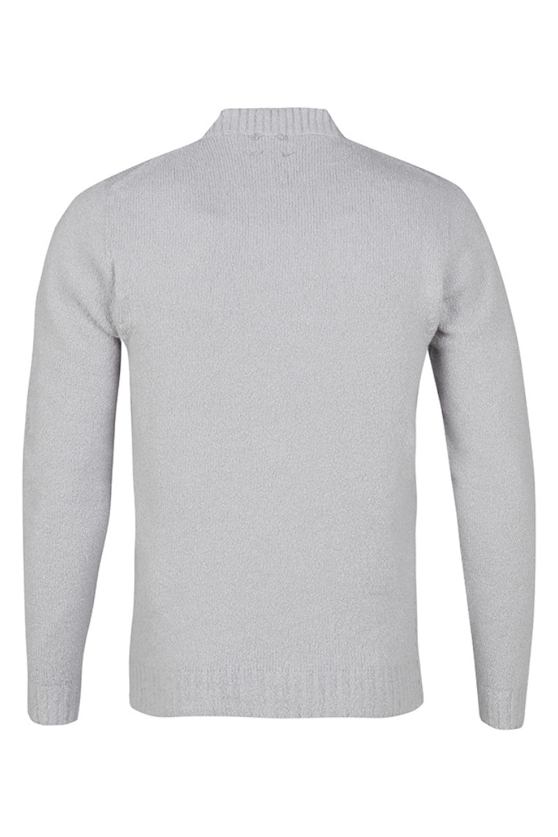 MILL クラフトマンズコットンニットプルオーバー / COL：GRIGIO グレー系