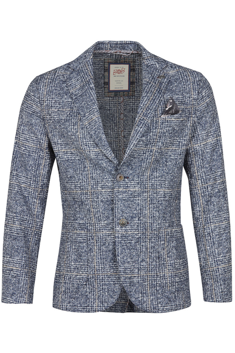 DOVER172 ポケッタブル ライトウールジャケット / Col：VAR3 ブルー系