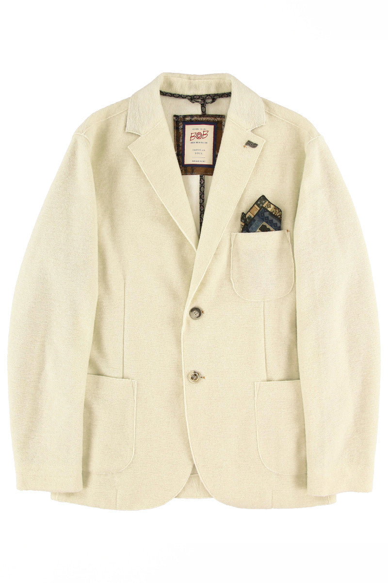 ソフトファブリックウールジャケット / Col：PANNA ホワイト系