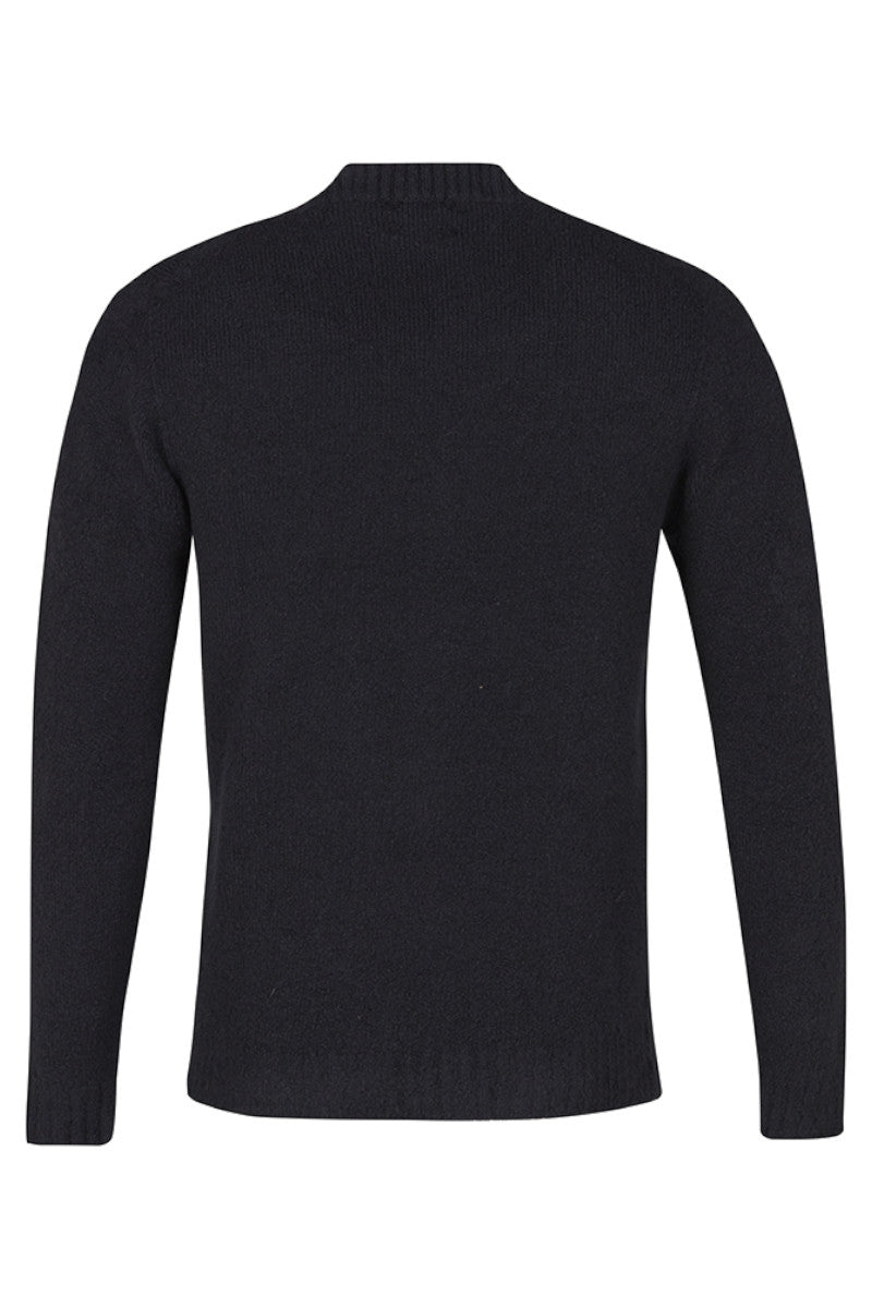 MILL クラフトマンズコットンニットプルオーバー / COL：NERO ブラック