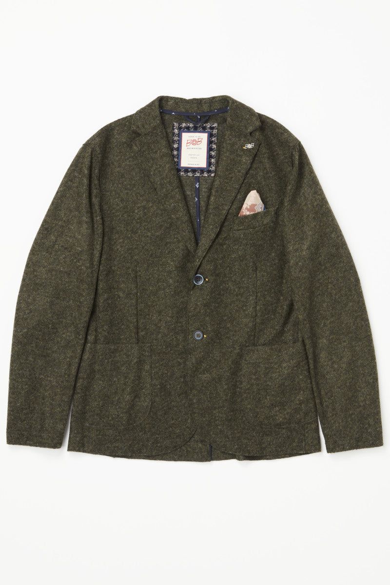 BOB ボンディングジャケット 46 Sサイズ　ネイビー BOB（ボブ）の「BOB/ボブ/ボンディングジャケット（その他