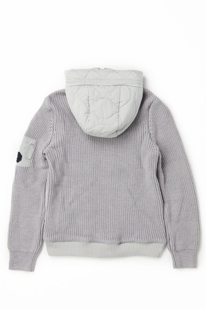 キルティングニットスリーブブルゾン / Col：GRIGIO