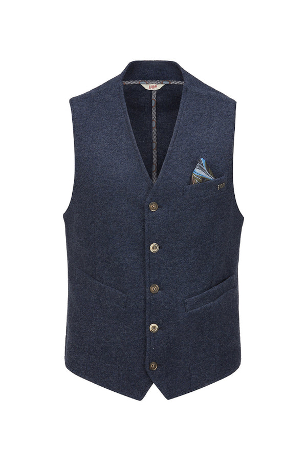 DRUG159 プレーンニットジレ / COL：PANNA ホワイト系