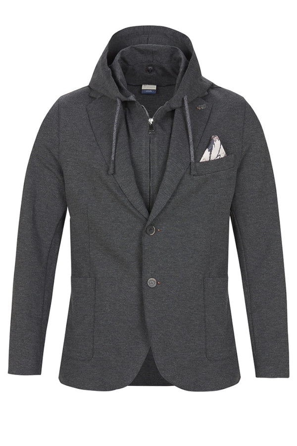 ROB114 デタッチャブルフード ライトジャケット / Col：TABACCO ブラウン系