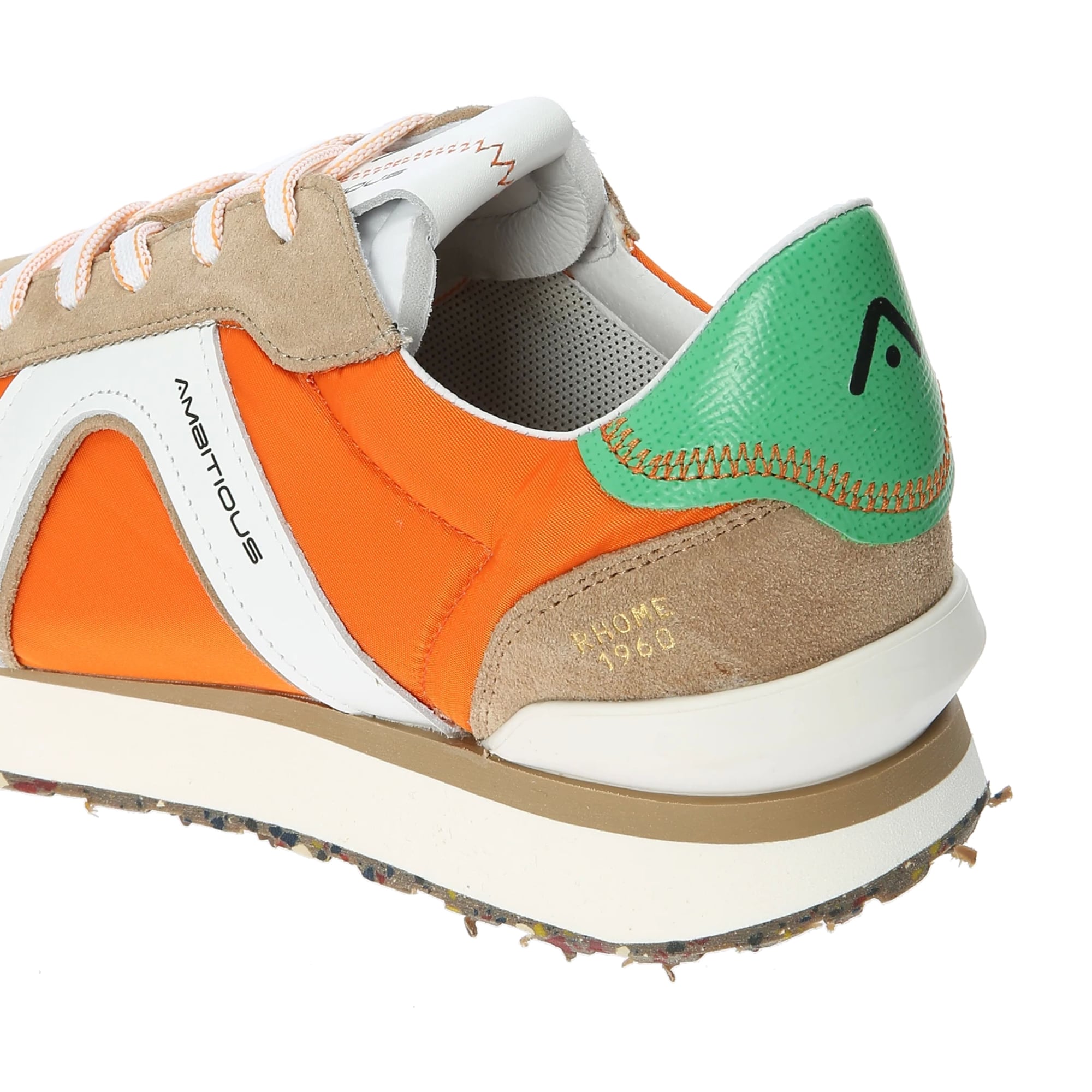 Ambitious sneakers RHOME №074521850 / CAMEL×ORANGE キャメル オレンジ