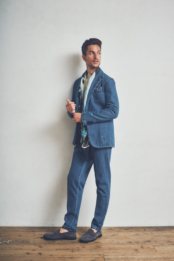 SUIT116 デニムスーツ / Col：JEANS