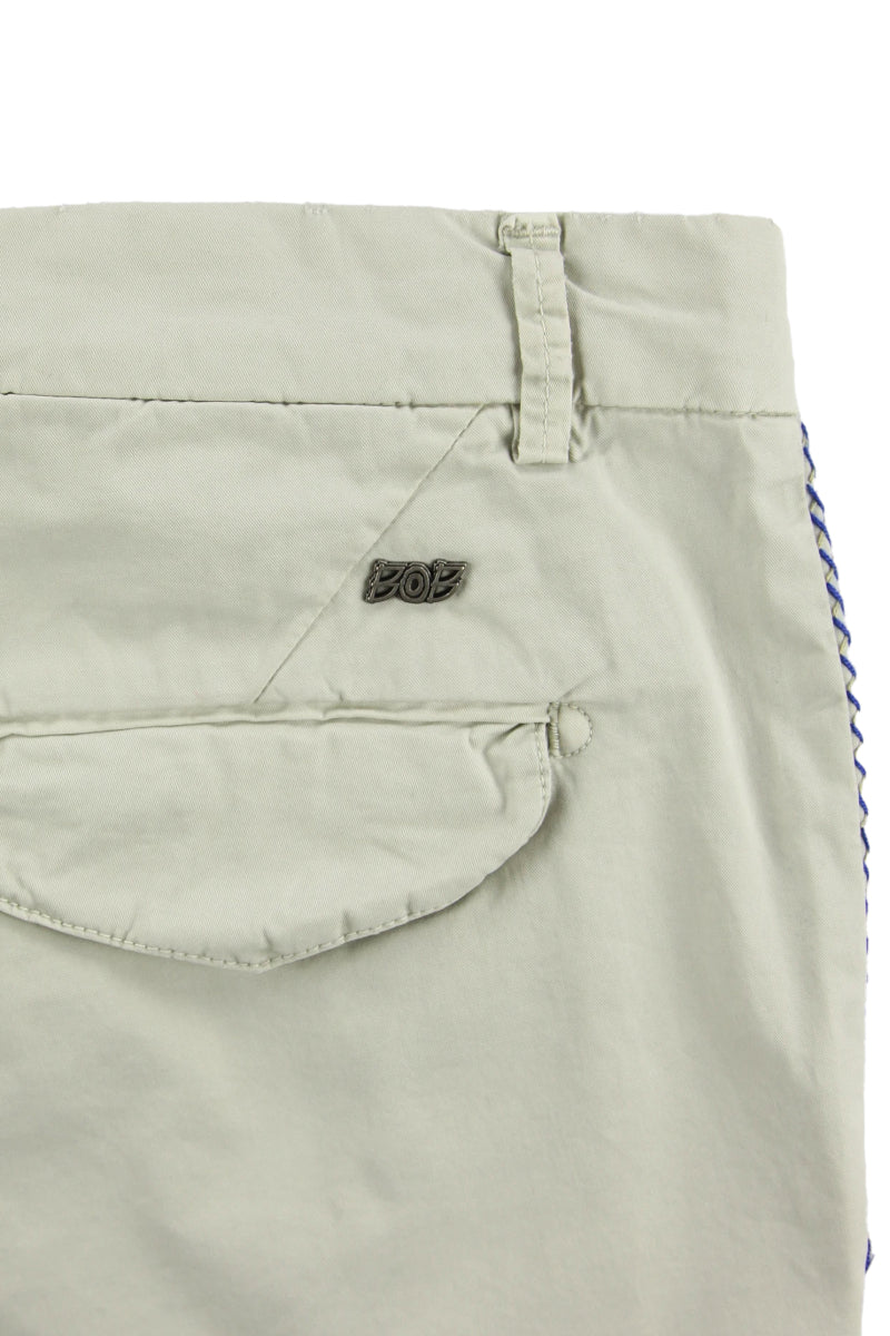 【24SS ARCHIVE ITEM】Handmade Embrodery Chino Pants / №074743414 / Col：DESERT カーキ